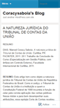 Mobile Screenshot of coracysaboia.wordpress.com