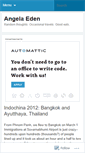Mobile Screenshot of angelaeden.wordpress.com
