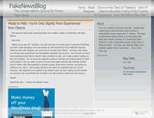 Tablet Screenshot of fakenewsblog.wordpress.com