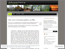 Tablet Screenshot of dreamzmedia.wordpress.com