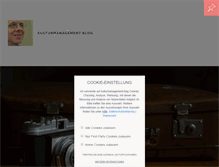 Tablet Screenshot of kulturmanagement.wordpress.com