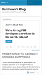 Mobile Screenshot of bentnews.wordpress.com