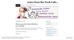 Desktop Screenshot of nookcafe.wordpress.com