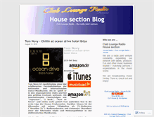 Tablet Screenshot of clubloungeradio2house.wordpress.com