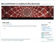 Tablet Screenshot of pilslovensko.wordpress.com