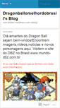 Mobile Screenshot of dragonballomelhordobrasil.wordpress.com