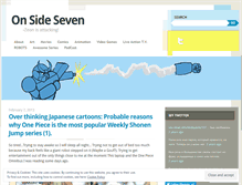 Tablet Screenshot of onsideseven.wordpress.com