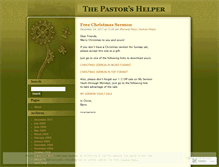 Tablet Screenshot of pastorshelper.wordpress.com