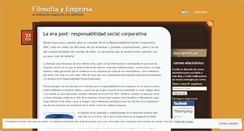 Desktop Screenshot of filoempresa.wordpress.com