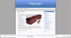 Desktop Screenshot of primercajon.wordpress.com