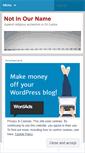 Mobile Screenshot of notinournamesl.wordpress.com
