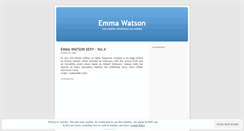 Desktop Screenshot of emmawatsoncool.wordpress.com