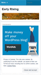 Mobile Screenshot of earlyrising.wordpress.com