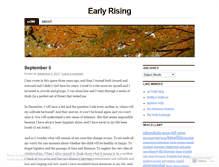 Tablet Screenshot of earlyrising.wordpress.com