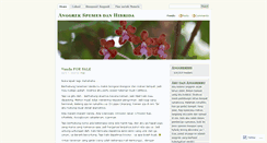 Desktop Screenshot of anggrekku.wordpress.com