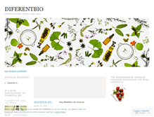 Tablet Screenshot of diferentbio.wordpress.com