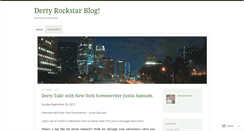 Desktop Screenshot of dertyrockstar.wordpress.com