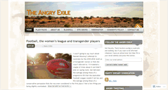 Desktop Screenshot of angryexile.wordpress.com