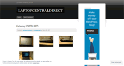 Desktop Screenshot of laptopcentraldirect.wordpress.com