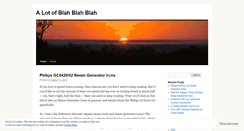 Desktop Screenshot of alotofblahblahblah.wordpress.com