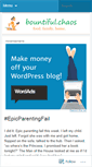 Mobile Screenshot of bountifulchaos.wordpress.com