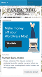 Mobile Screenshot of fanficzoo.wordpress.com
