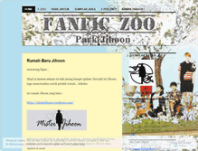 Tablet Screenshot of fanficzoo.wordpress.com