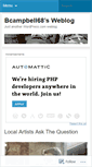 Mobile Screenshot of bcampbell68.wordpress.com