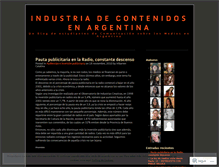 Tablet Screenshot of icargentina2010.wordpress.com