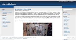 Desktop Screenshot of liberatedsoftware.wordpress.com