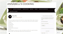 Desktop Screenshot of annabellscooking.wordpress.com