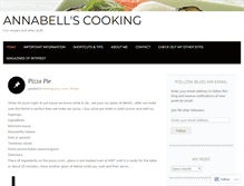 Tablet Screenshot of annabellscooking.wordpress.com