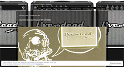 Desktop Screenshot of liveordeadmusic.wordpress.com