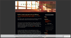 Desktop Screenshot of emptyboundaries.wordpress.com