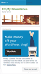 Mobile Screenshot of emptyboundaries.wordpress.com