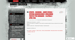 Desktop Screenshot of danlucescu.wordpress.com