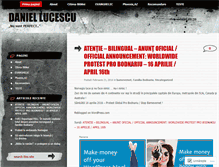 Tablet Screenshot of danlucescu.wordpress.com