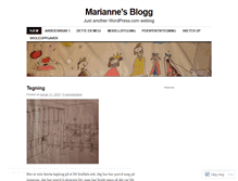 Tablet Screenshot of mariannelund.wordpress.com