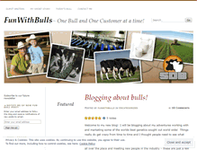 Tablet Screenshot of funwithbulls.wordpress.com
