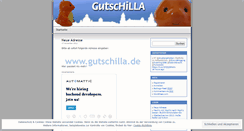 Desktop Screenshot of gutschilla.wordpress.com