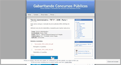 Desktop Screenshot of gabaritando.wordpress.com