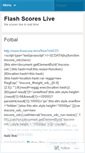Mobile Screenshot of flashscores.wordpress.com