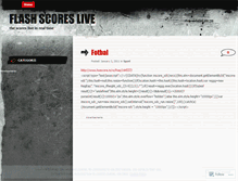 Tablet Screenshot of flashscores.wordpress.com