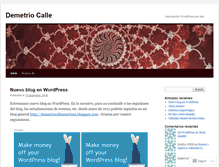 Tablet Screenshot of demetriocalle.wordpress.com