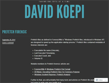 Tablet Screenshot of davidkoepi.wordpress.com