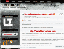 Tablet Screenshot of libertadzero.wordpress.com