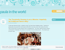 Tablet Screenshot of paulaintheworld.wordpress.com