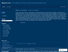 Tablet Screenshot of nocturncore.wordpress.com