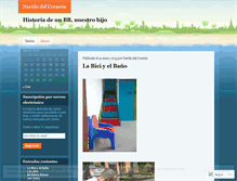 Tablet Screenshot of nacidodelcorazon.wordpress.com