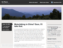 Tablet Screenshot of goplaces.wordpress.com